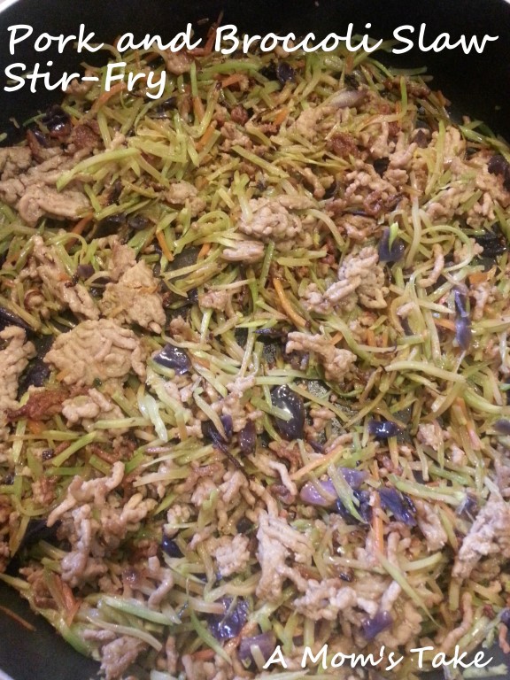 Easy Pork and Broccoli Slaw Stir Fry Recipe