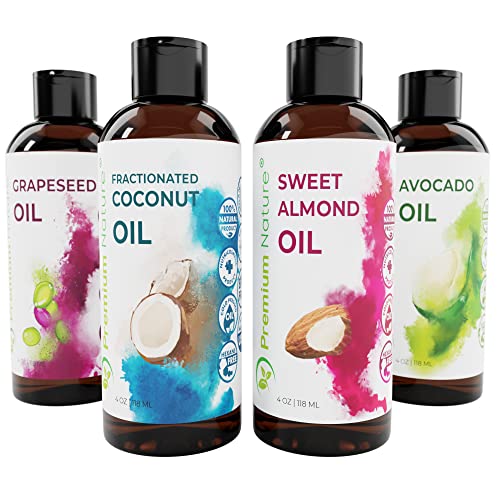 4-Piece Carrier Oil Variety Pack Gift Set