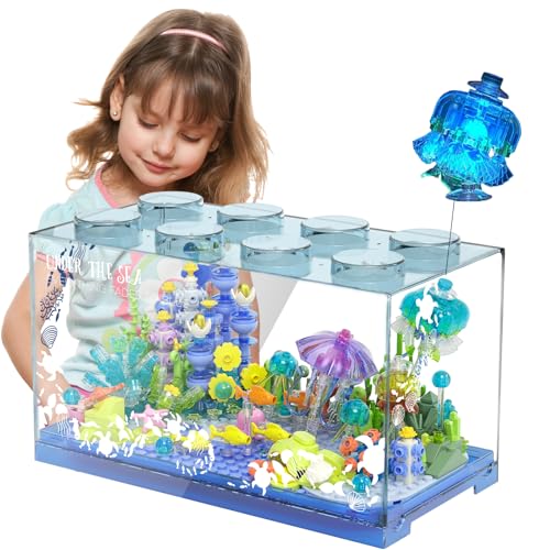 Fish Tank Building Block-Aquarium Model Puzzle Building