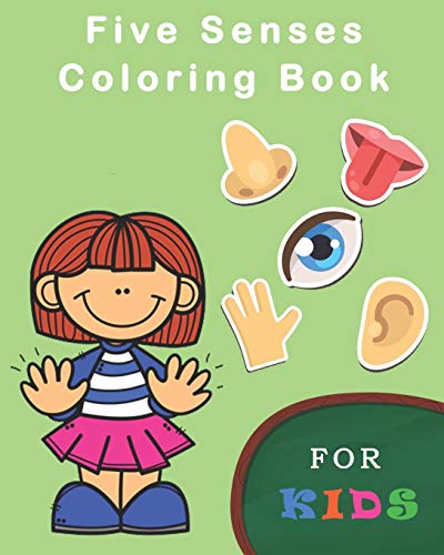 Five Senses Coloring Books For Kids: Five