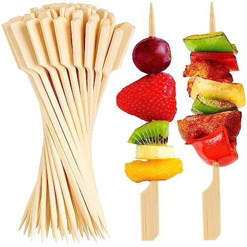 300PCS Cocktail Picks Bamboo Skewers For Appetizers,
