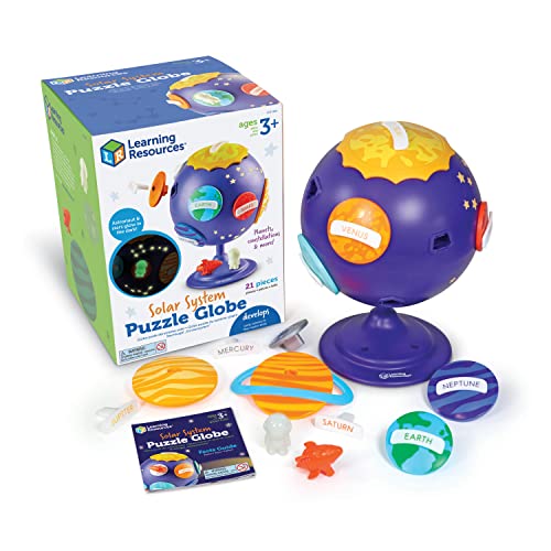 Learning Resources Solar System Puzzle Globe Space