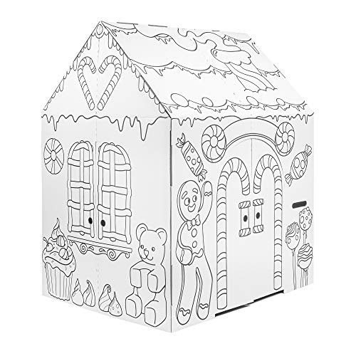 Easy Playhouse Gingerbread House - Kids Art
