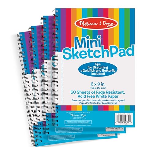 Melissa & Doug Mini-Sketch Spiral-Bound Pad (6