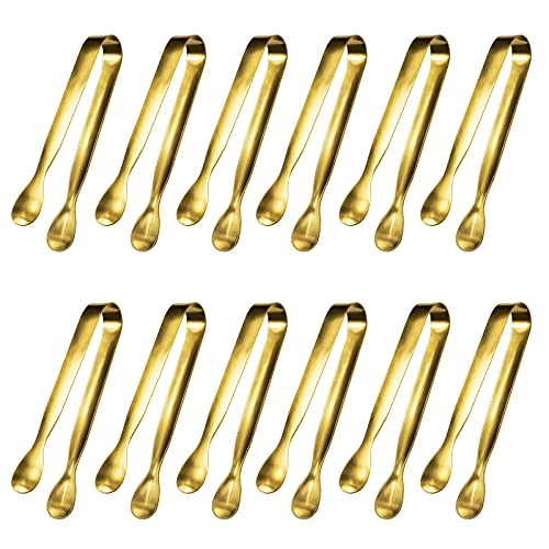 JCREN 12 Pcs Serving Tongs, Small Serving