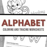 Discover our engaging alphabet tracing and coloring worksheet pages for letters Mm and Ww. Featuring a playful monkey for M and a whimsical web for W, these alphabet tracing sheets make learning fun!