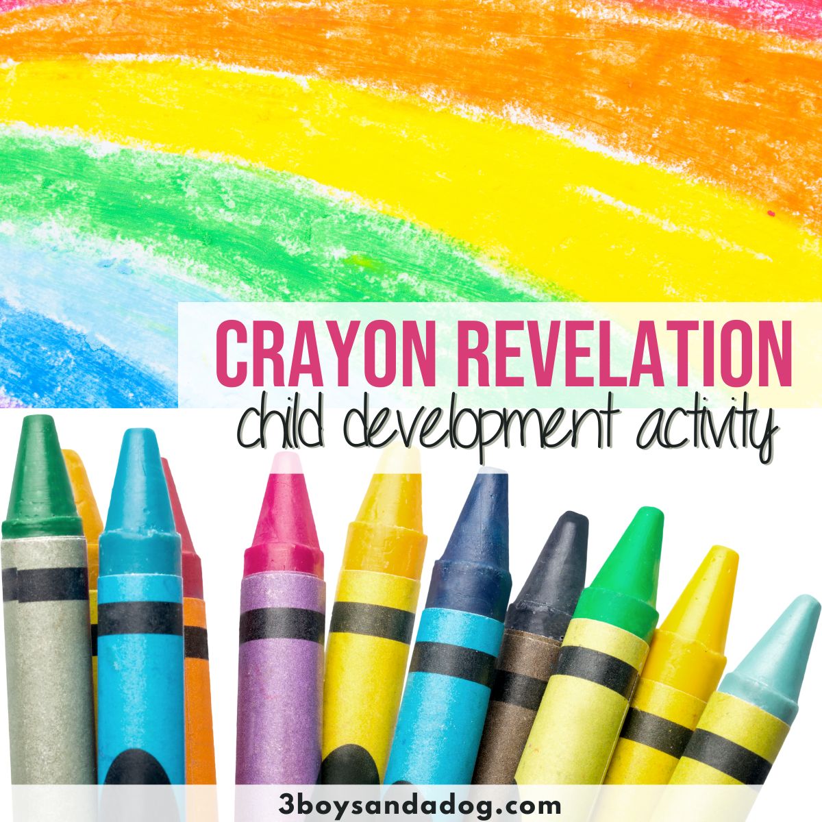 Crayon Revelation Activity for Child Development