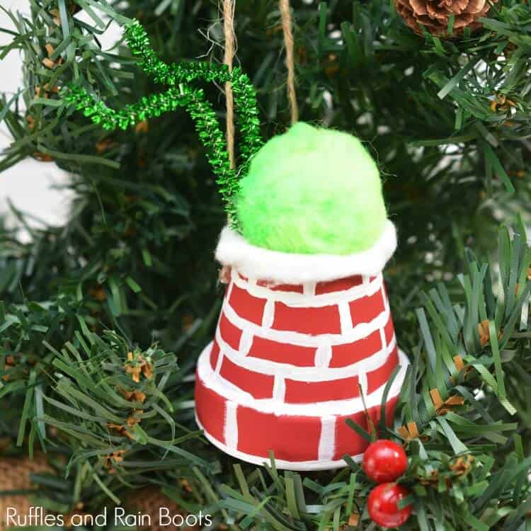 DIY Grinch Ornament
