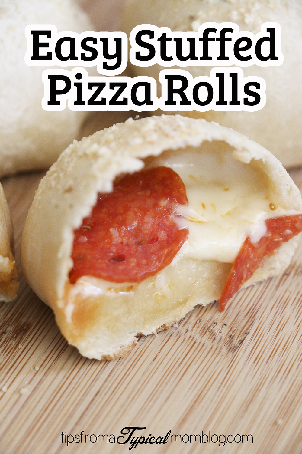 Easy Stuffed Pizza Rolls Made with Rhodes Roll Dough