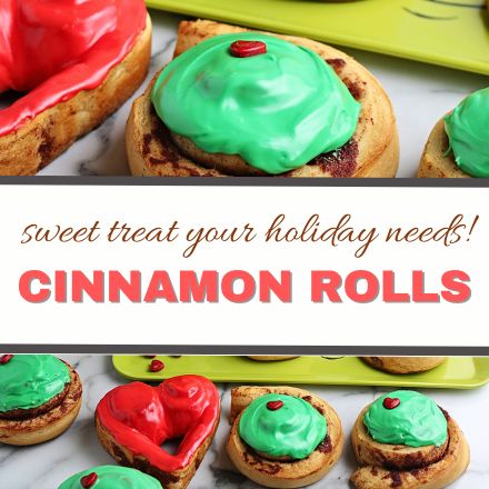 Grinch Cinnamon Rolls Recipe