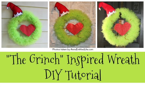 The Grinch Inspired Wreath DIY Tutorial
