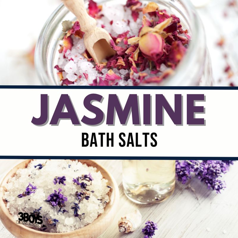 Homemade Jasmine Aromatherapy Bath Salts Recipe