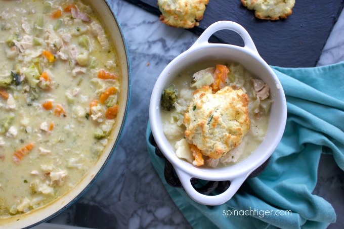 Low Carb Chicken and Biscuits, Gluten Free, Grain Free