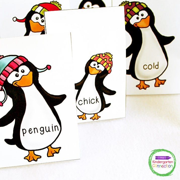 Penguin Themed Sight Word Game