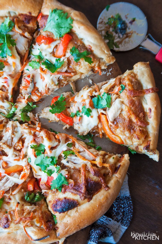 Thai Chicken Pizza