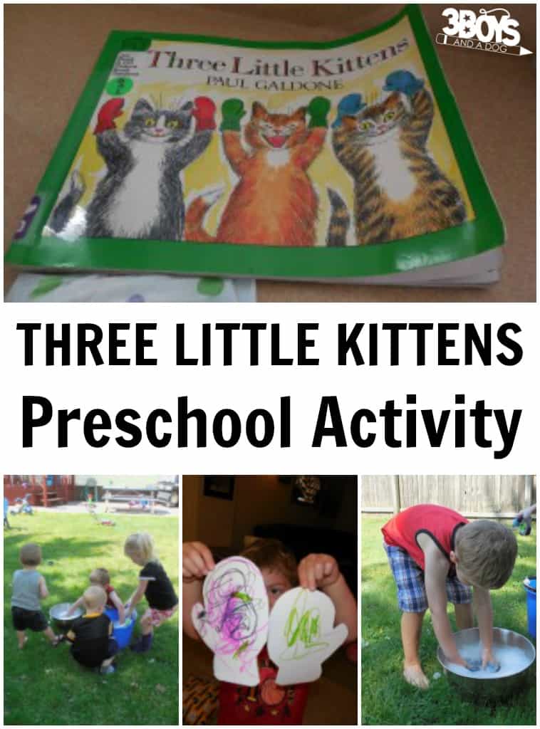 Three Little Kittens Preschool Activity