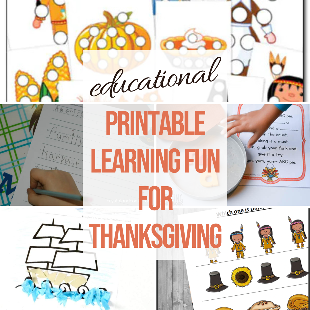 20+ Free Thanksgiving Worksheets for Kids