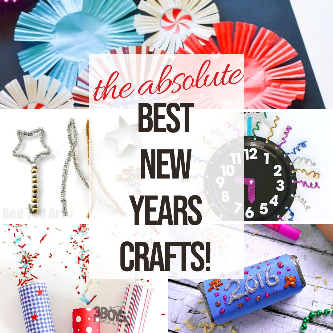 25+ New Years Crafts for Kids