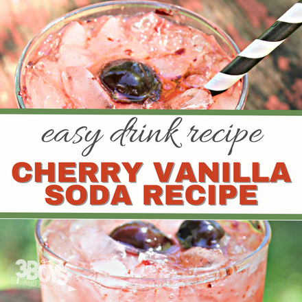 Cherry Vanilla Soda Fountain Drink Recipe