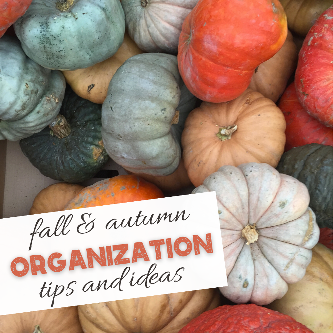 Make This Fall Your Season of Organization