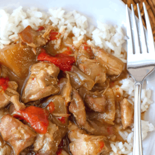 Hawaiian Chicken recipe in the pressure cooker