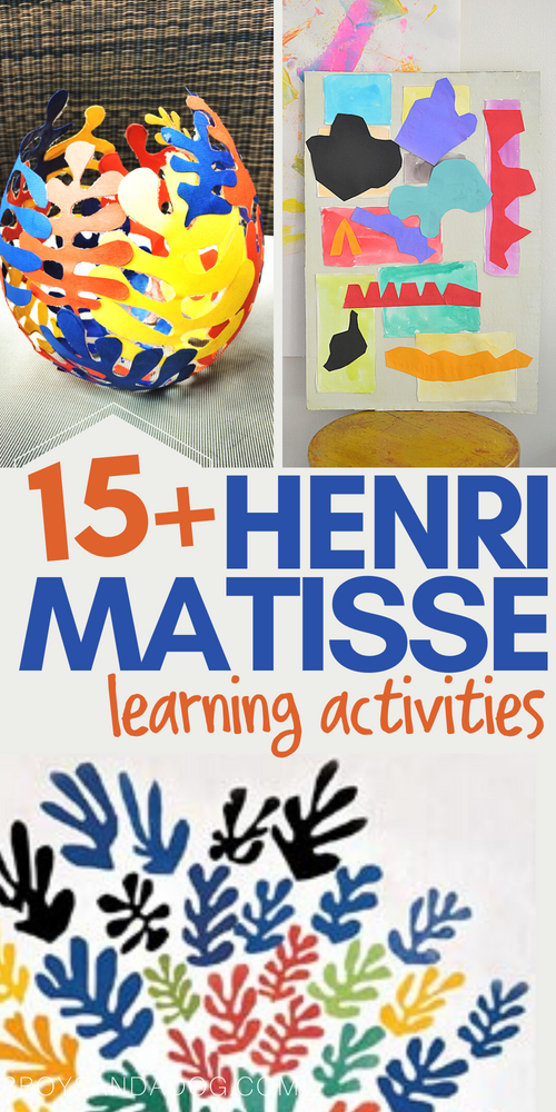 over 15 Henri Matisse activities for children