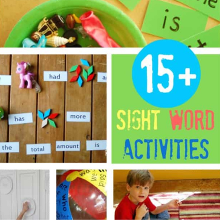 15+ Sight Word Games for Kids