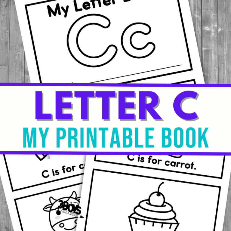 Letter C Printable Book